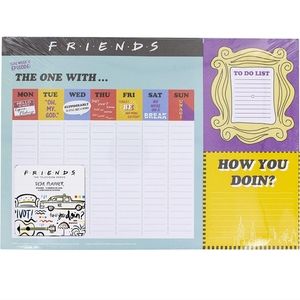 NWT Friends TV Sitcom Themed Desk Planner Weekly Calendar 52 Pages - Include…